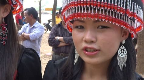 Hmong New Year In Laos 2013 2014 Beautiful Hmong Girl In Laos Youtube