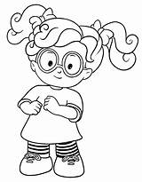 People Little Coloring Pages Printable Kids sketch template