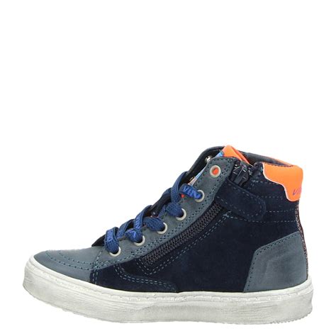 vingino jongens hoge sneakers blauw