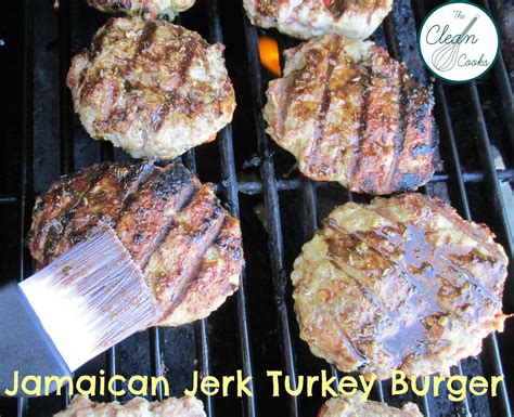 jamaican jerk turkey burger the clean cooks