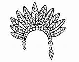 Plumas Indio Indiano Piume Indios Jefe India Plomes Testa Indi Imprimir Dibuixos Dibuix Indiani Vaqueros Usuario Registrado Acolore sketch template