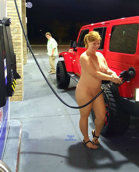 redhead nude gas station wild anal