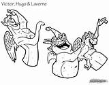Coloring Hunchback Pages Notre Dame Laverne Gargoyle Gargoyles Disneyclips Hugo Victor Popular Funstuff sketch template