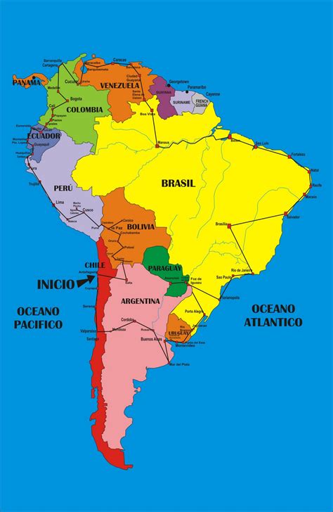 mapa de america del sur sudamerica mapa da america  sul map  images