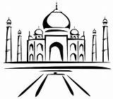 Taj Mahal Pages Netart Effortfulg Arouisse sketch template