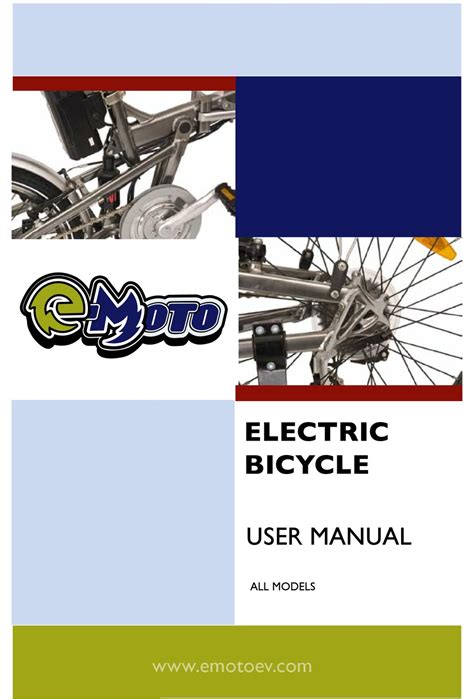moto electric bicycle user manual   manualslib