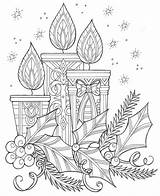 Coloring Christmas Pages Night Sky Adult Candles Enchanting Pdf Adults Intricate Downloads Printable Favecrafts Vintage Color Book Print Getdrawings Getcolorings sketch template