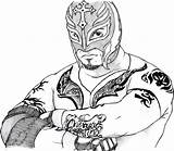 Rey Mysterio Coloring Wwe Pages Mask Wrestling Drawing Belt Color Print Printable Getcolorings Getdrawings Athlete Games Paintingvalley Colorings sketch template