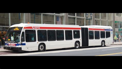 septa buses   novabus articulated   youtube