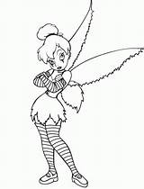 Tinkerbell Tinker Bell Coloring4free Ausmalbilder Tink Princesses Upset Library Getdrawings Coloringhome sketch template