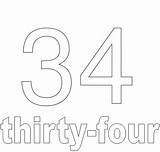 Number Four Thirty Pages Coloringpagesonly sketch template