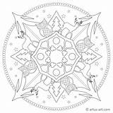 Wald Mandala Artus Downloaden sketch template
