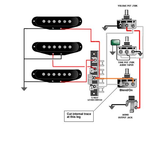 emerson   strat blender wiring diagram  wiring diagram sample