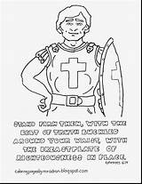 Coloring God Armor Pages Kids Bible School Armour Sheets Sunday Coloringhome Printable Colouring Church Integrity Sonshine Breastplate Righteousness Getdrawings Drawing sketch template