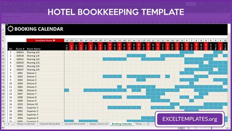 hotel bookkeeping template exceltemplatesorg
