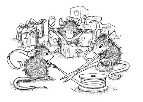 house mouse digistamps google zoeken christmas coloring pages