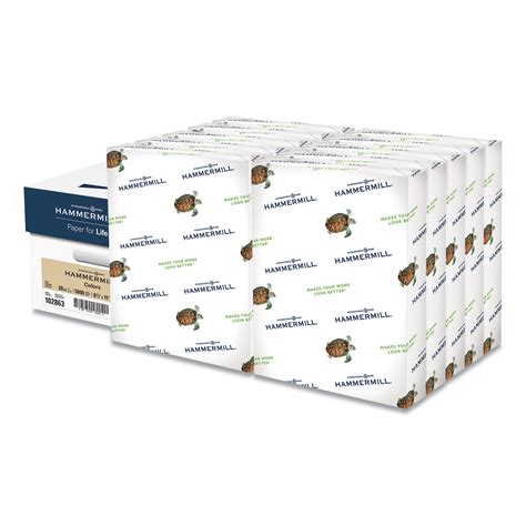 hammermill recycled colored paper  lb     tan  sheets