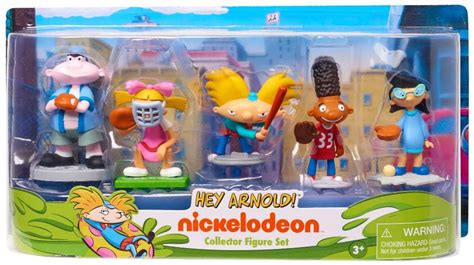 nicktoons hey arnold hey arnold collector  figure  pack jazwares toywiz