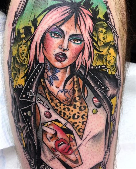 20 beautiful tattoos ideas punk rock girl made by at in berlin germany
