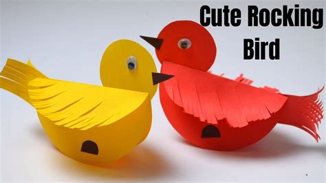 easy   bird cute bird making paper craft home decor ideas youtube