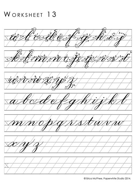 calligraphy tracing worksheets alphabetworksheetsfreecom