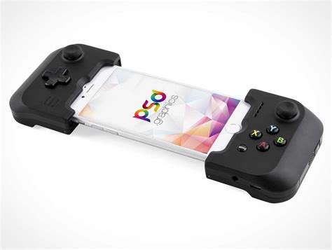 iphone game controller mockup  psd designhooks