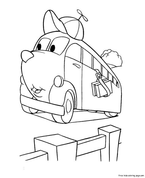 printable happy face cars coloring pages  kids