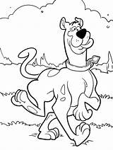 Doo Scooby Colorear Loco sketch template