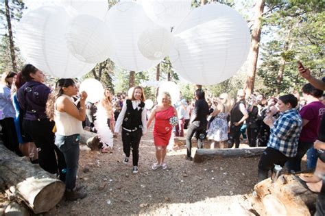 Carrie And Bren S Great Big Lesbian Wedding With 300