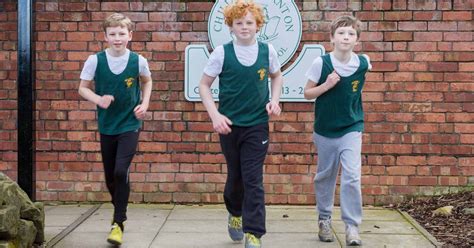 childer thornton pupils  run  olympic park chester chronicle