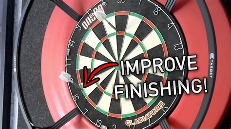 improve combination finishing doubles  darts darts practice youtube