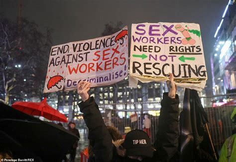 Women Take To London S Street To Protest About Sex Worker Laws Daily
