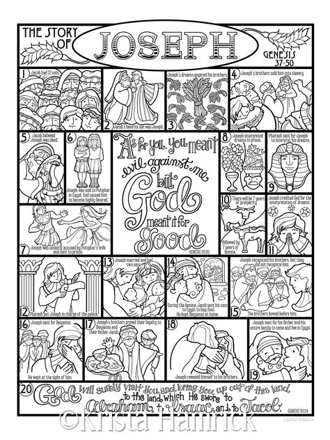 story  joseph coloring page   sizes  etsy