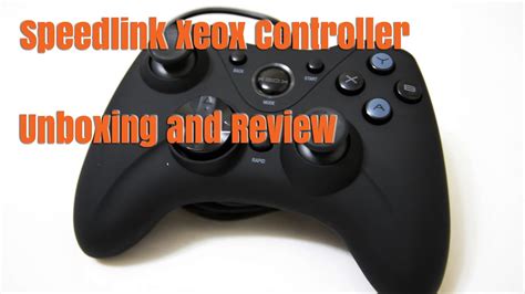speedlink xeox pro usb gamepad unboxing  review youtube