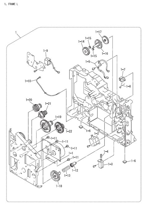 brother mfc  parts list  illustrated parts diagrams