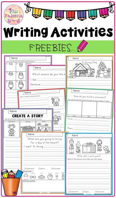 writing activities writing lessons kindergarten writing