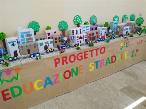 lavoro  gruppo realizzato durante il laboratorio  educazione stradale dai bambini  classe