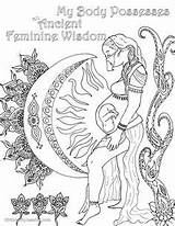 Coloring Birth Pregnancy Pages Affirmation Pregnant Printable Mermaid Adults Affirmations Colouring Journal Unassisted Sketchite Color Template Getcolorings Divyajanani sketch template