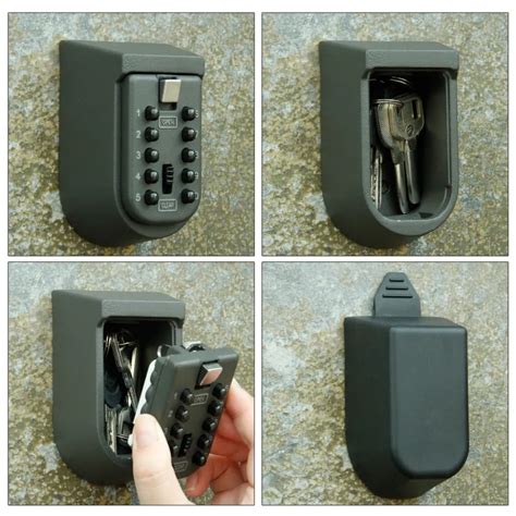 combination key safe wall mounted  rubber case key storage