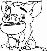 Pua Pig Disney sketch template