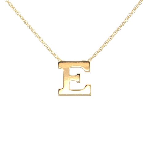 initial necklace personalized  solid gold ultra feminine initial