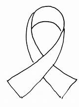 Ribbon Cancer Breast Coloring Sheet Cliparts Clipart Attribution Forget Link Don sketch template