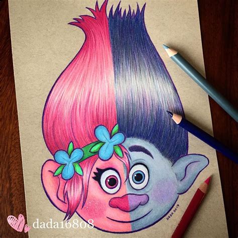instagram  princess poppy branch draw drawing