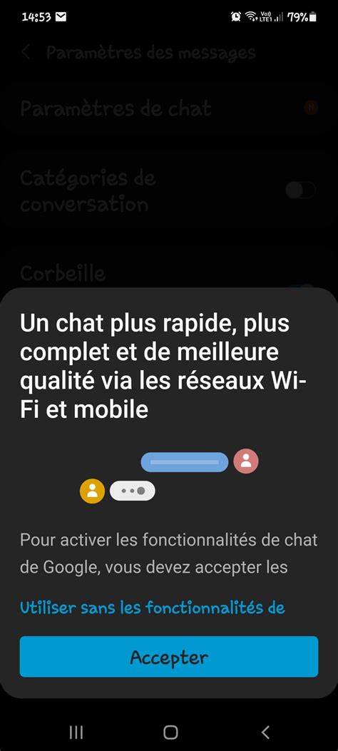 resolu messagerie rcs  sms page  samsung community