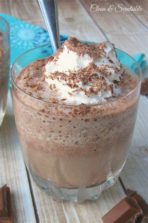 Frozen Hot Chocolate Recipe Clean And Scentsible