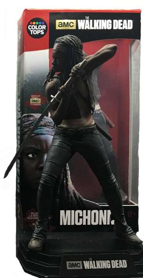 Mcfarlane Toys The Walking Dead Color Tops Red Wave Michonne 7 Action