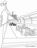 Race Track Coloring Pages F1 Car Formula Cars Start Getcolorings Print Color Printable Hellokids sketch template
