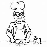 Koken Keuken Coloring Kleurplaat Kok Cuisine Kuche Coloriages Malvorlagen Animaatjes Animes Malvorlagen1001 Kleurplatenwereld Flevoland sketch template