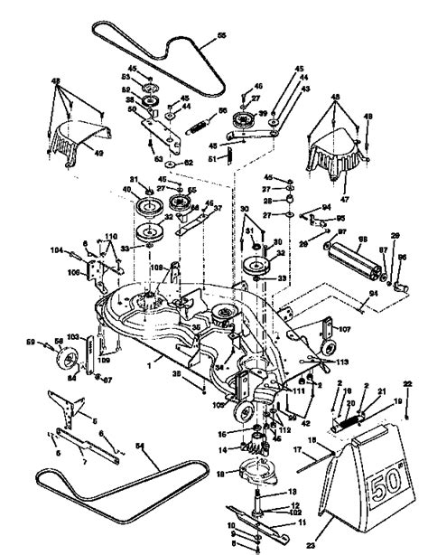 craftsman lt deck parts diagram alternator