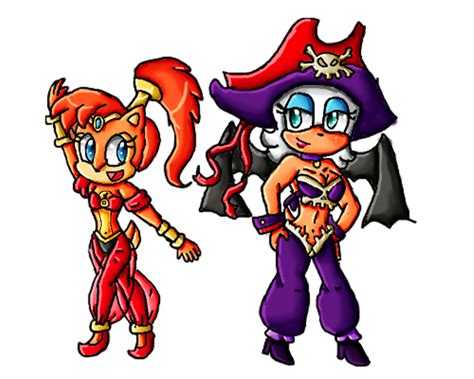 shantae sally and risky rouge by ninpeachlover on deviantart